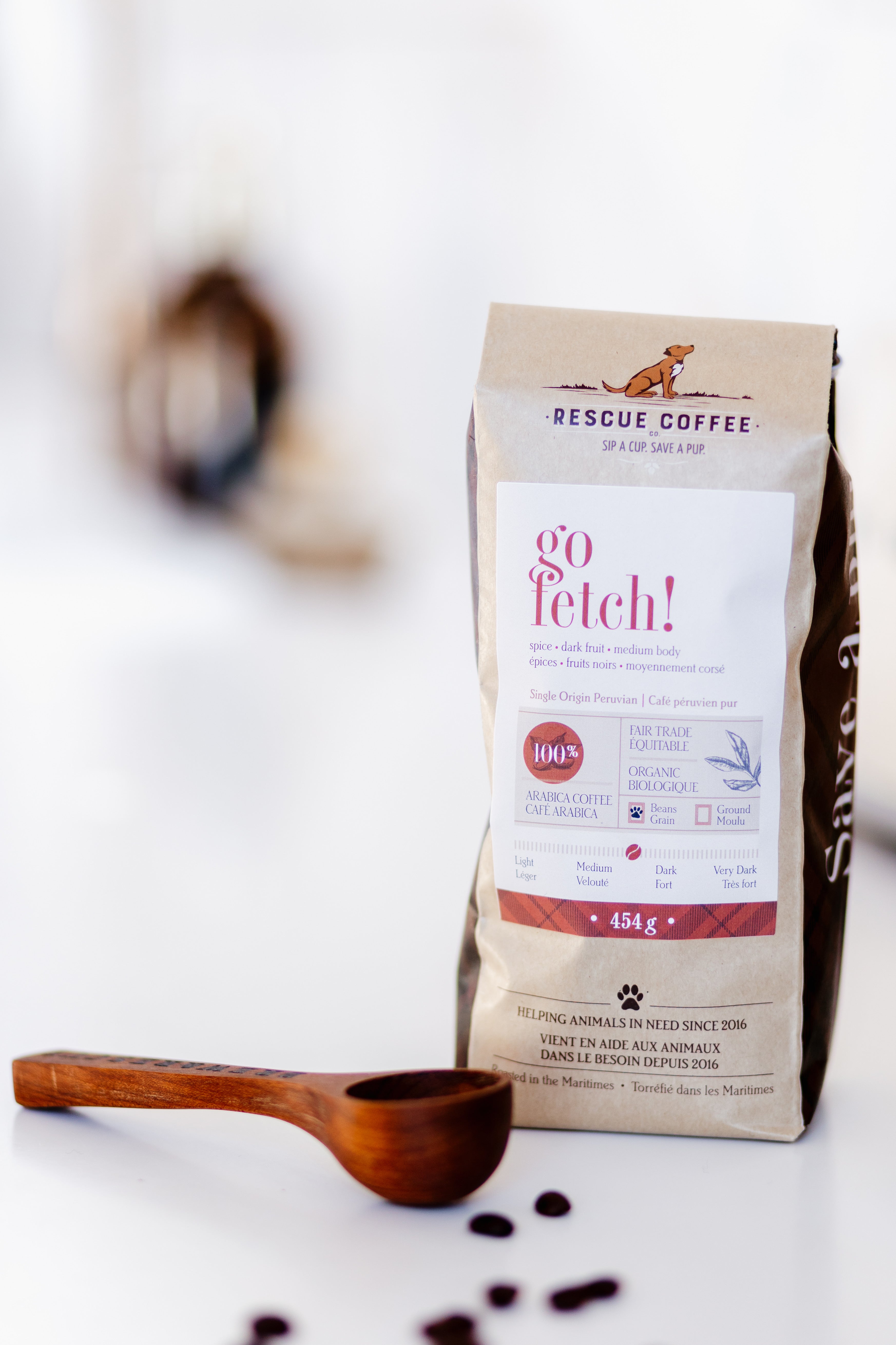 Go Fetch! | Medium-Dark Roast | 1lb Bag | Organic Coffee