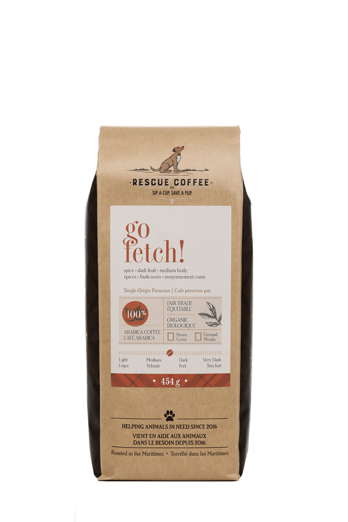 Go Fetch! | Medium-Dark Roast | 1lb Bag | Organic Coffee