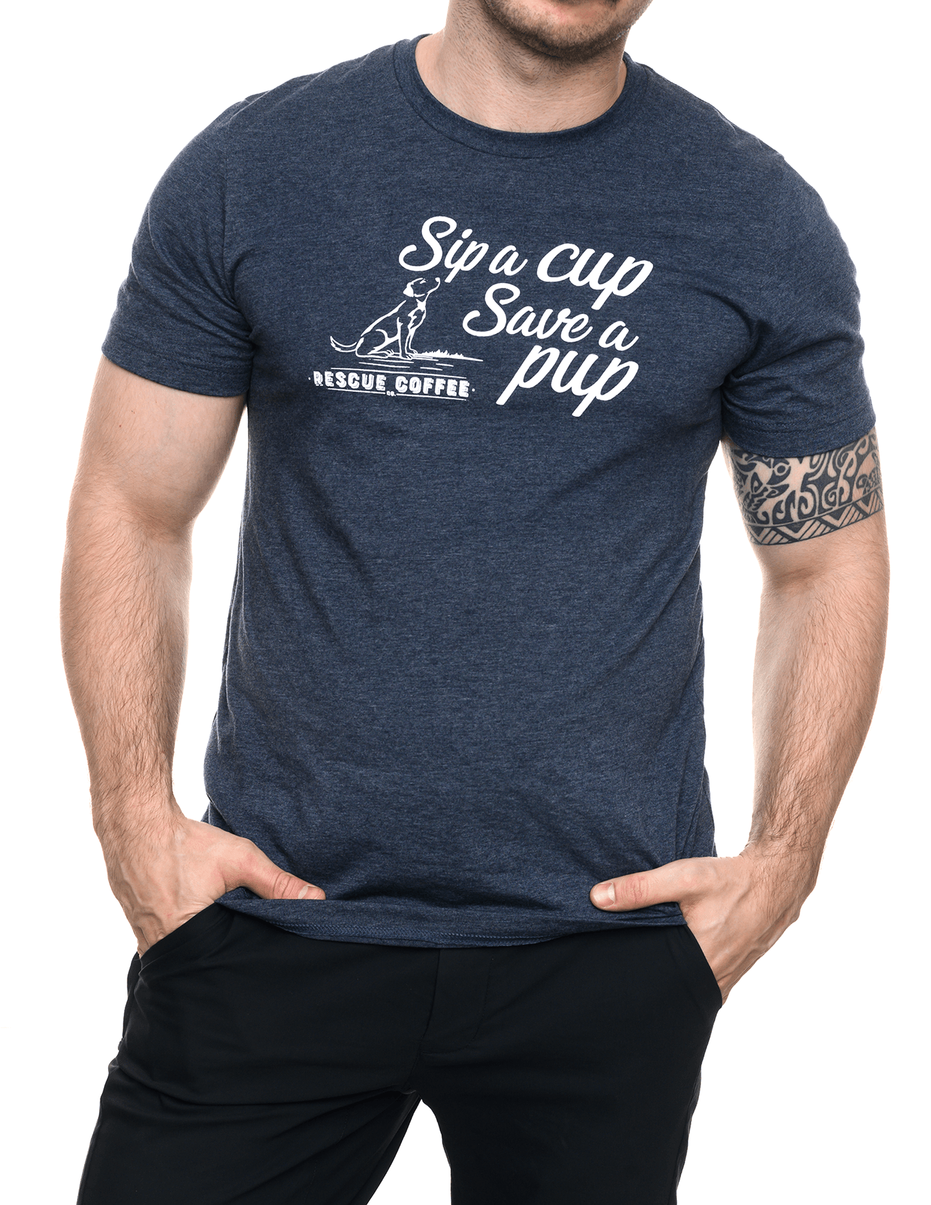Unisex T-shirt: Save a Pup - Rescue Coffee Co.