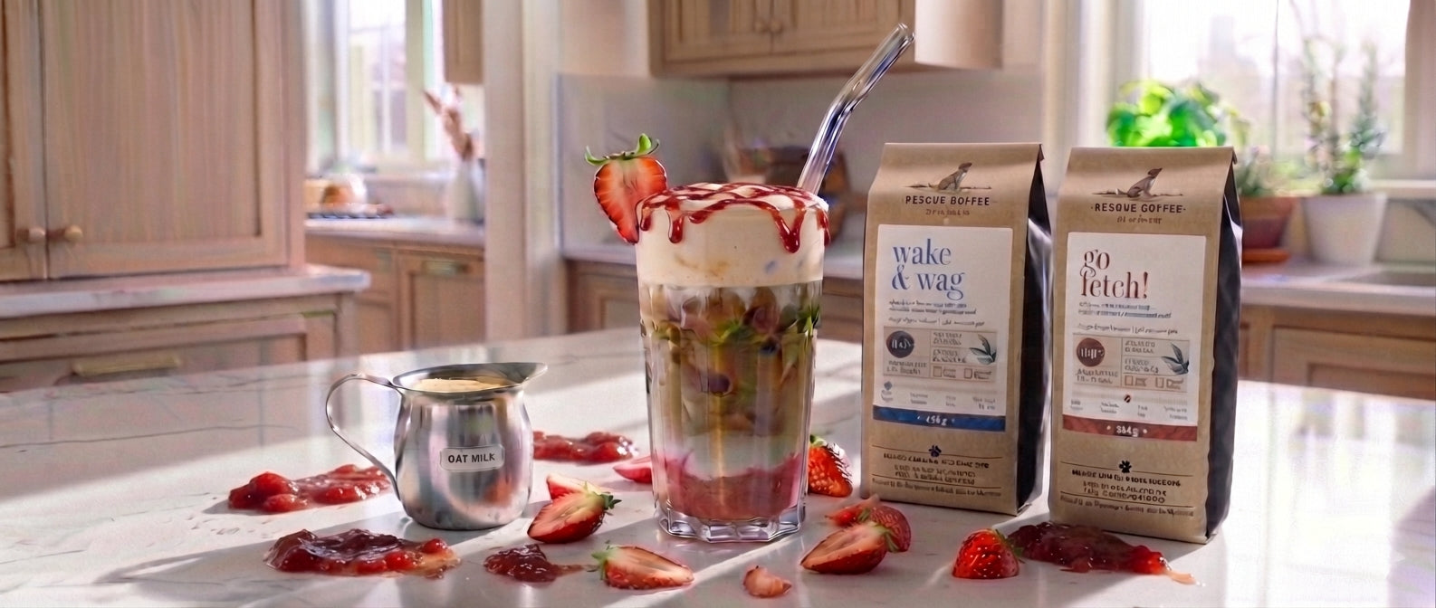 Strawberry Cream Iced Coffee: A Sweet & Refreshing Summer Coffee Recipe 🍓☕