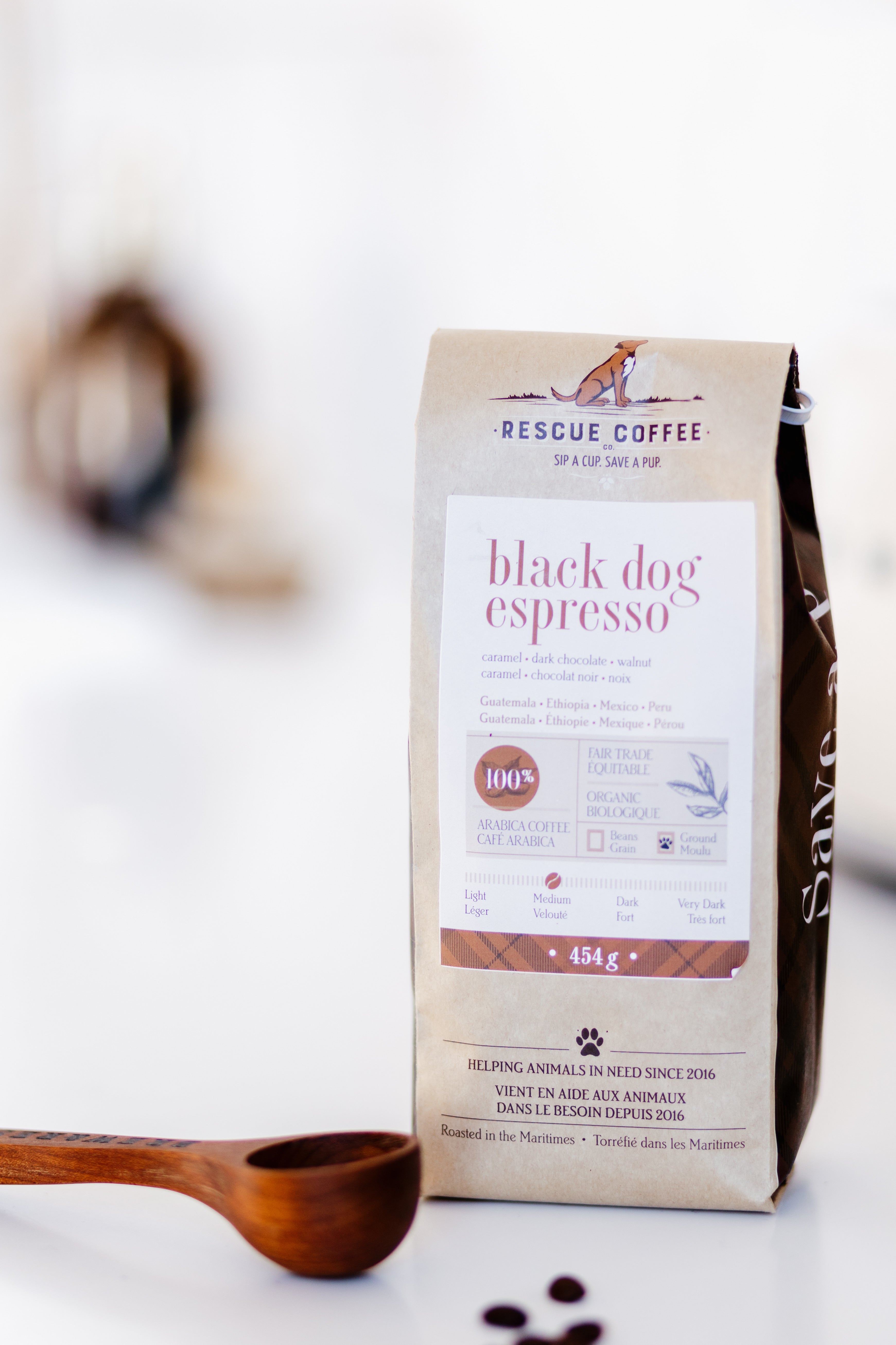 Black Dog Espresso | Medium Roast | 5lb Bag | Organic Coffee