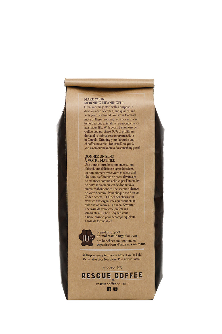 Bark & Bite | Very Dark Roast | 1lb Bag | Organic Coffee