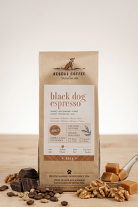 Black Dog Espresso | Medium Roast | 1lb Bag | Organic Coffee