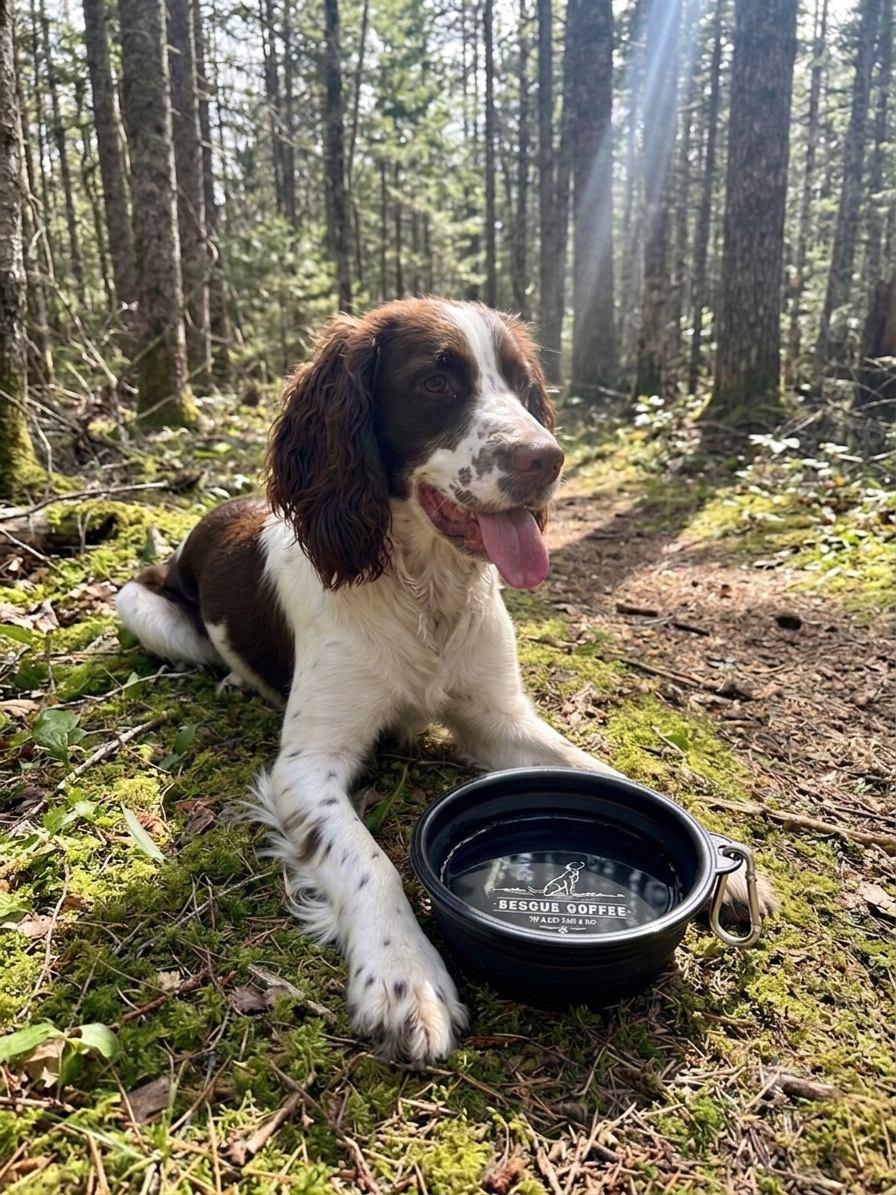 Dog Bowl - Collapsable: Rescue Coffee Signature