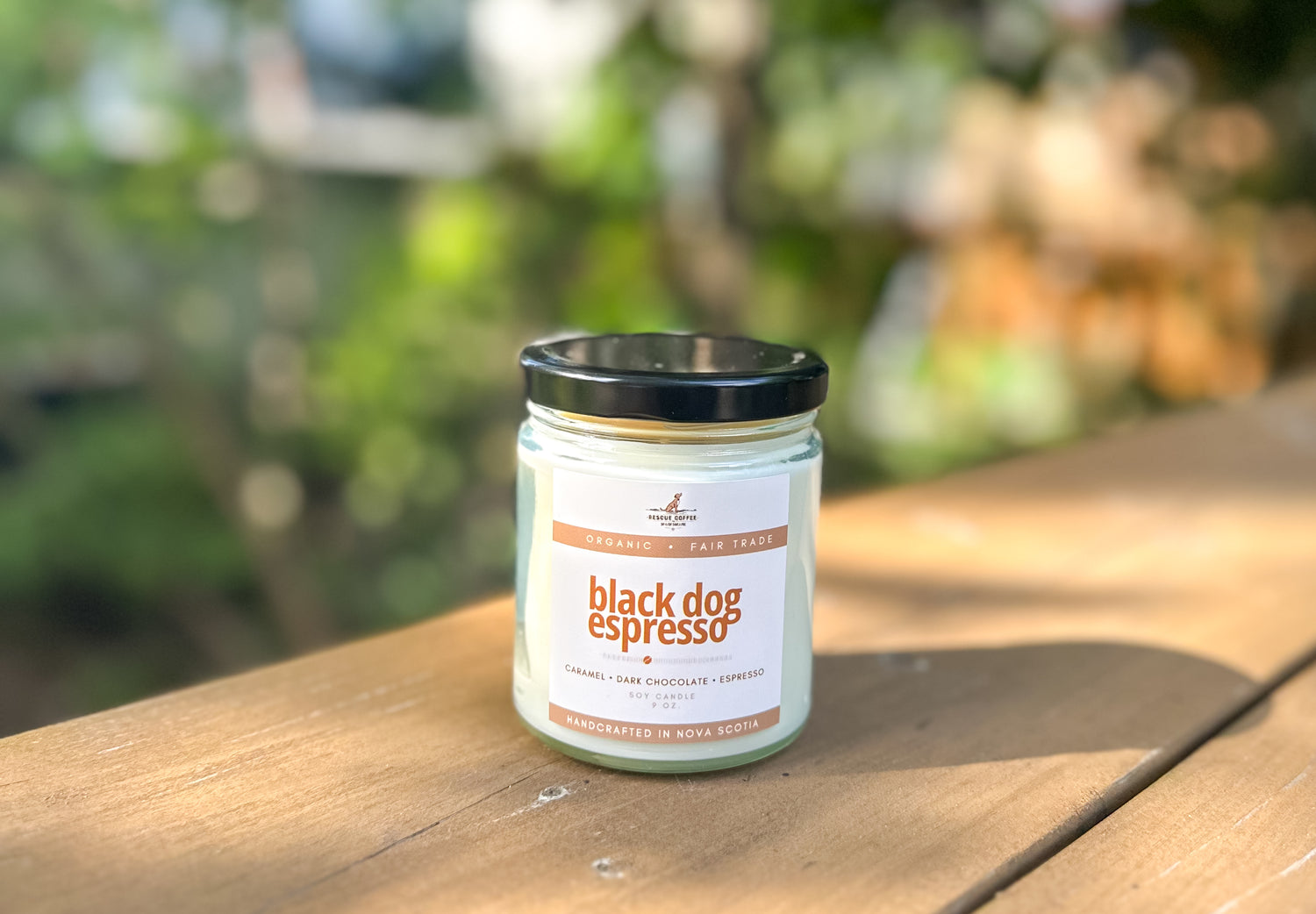 Rescue Coffee Soy Wax Candle | Black Dog Espresso