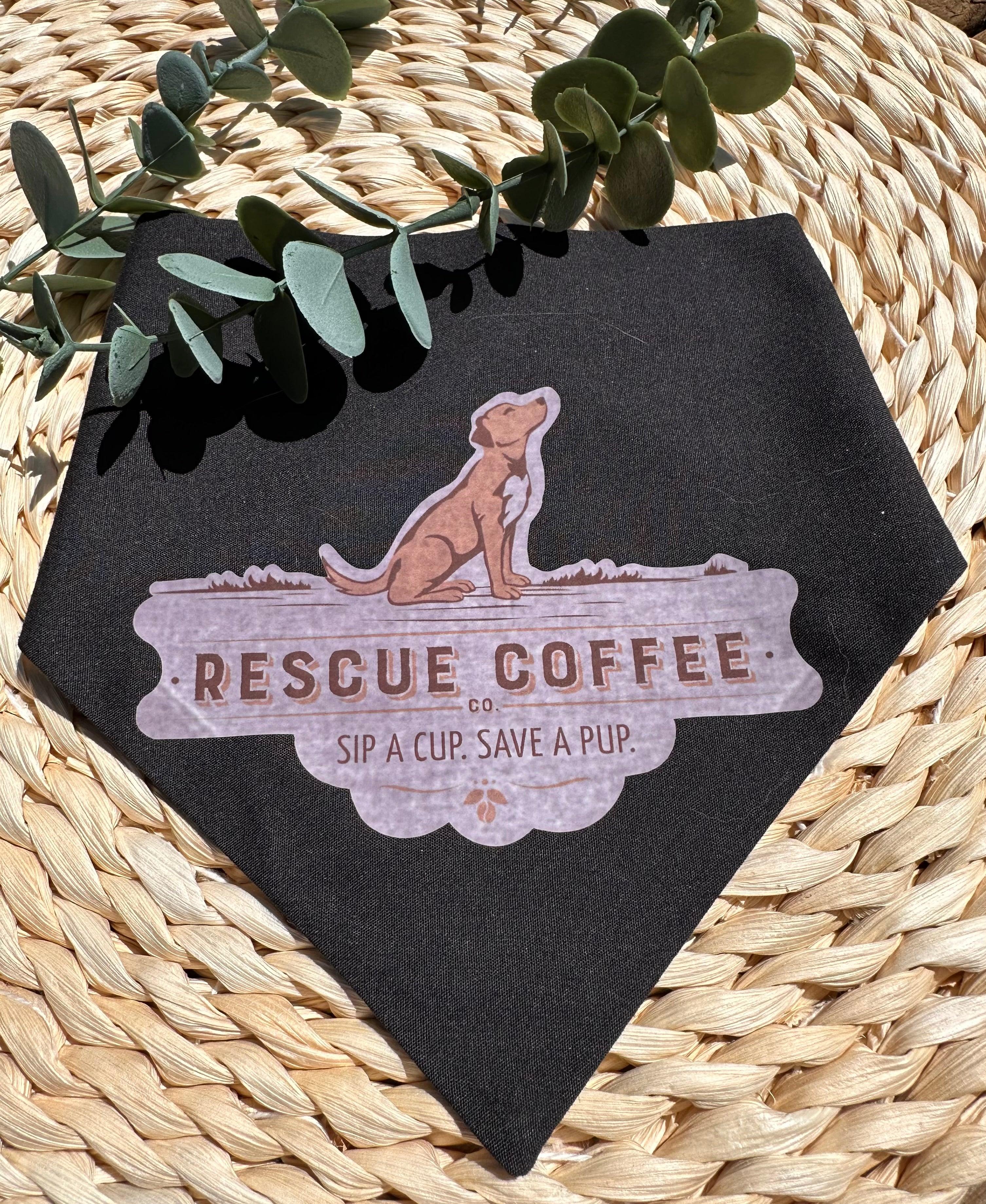 Rescue Coffee Bandana Black - Rescue Coffee Co.