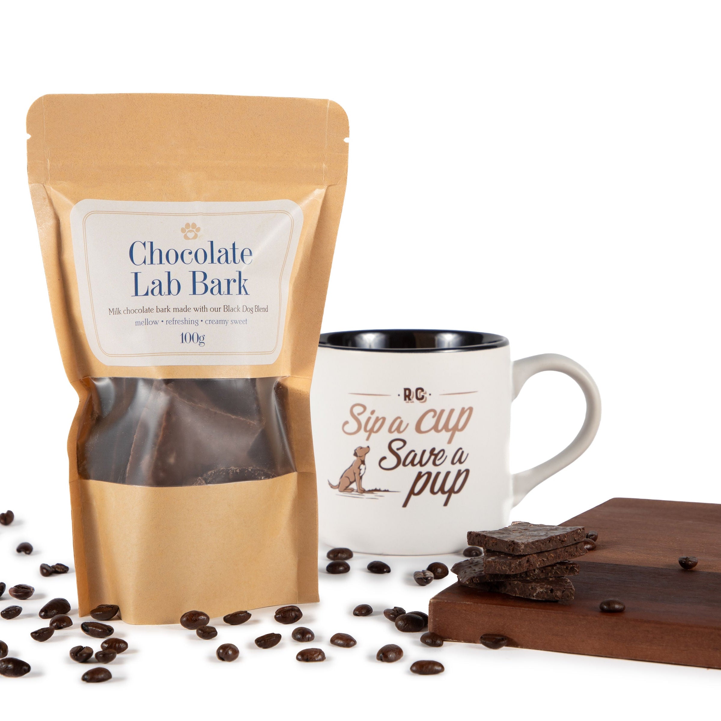 Rescue Coffee Chocolate Bark | 100g