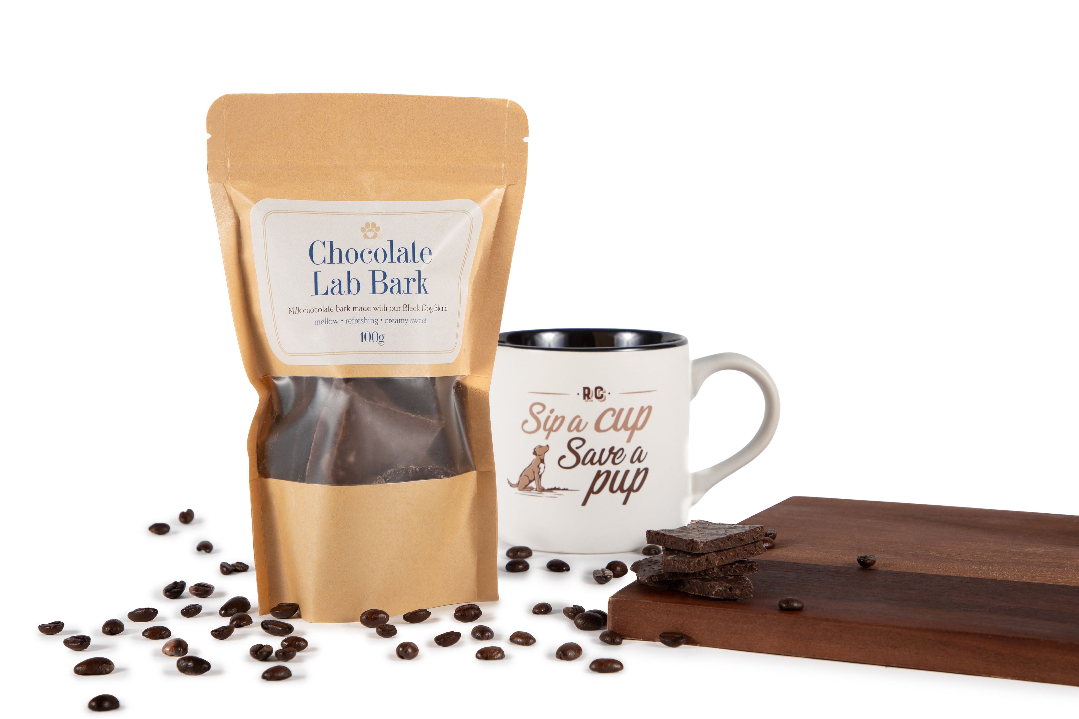 Rescue Coffee Chocolate Bark | 100g