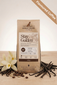 Stay Golden | French Vanilla Flavoured | 1lb Bag | Organic Coffee